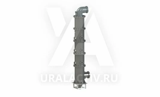 Барботажный абсорбер тарельчатого типа