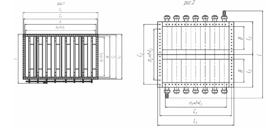 Клапаны пылегазовоздухопроводов прямоугольные больших размеров