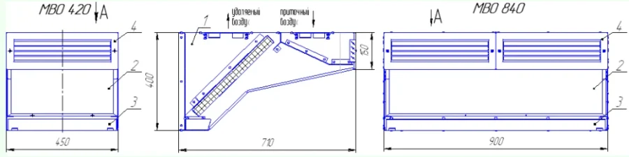 Местный вентиляционный отсос МВО