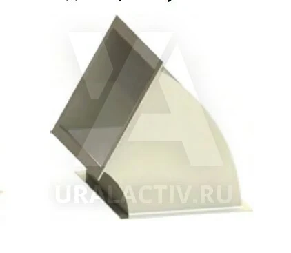 Отвод прямоугольный 60°