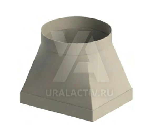 Переходы с круглого на прямоугольное сечение D1 1250 (АхВ, мм 600х1200)