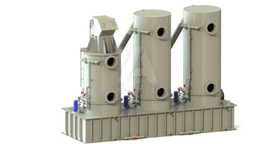 Установки очистки технологического газа ВМТ-05 Dn 355