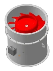 Вентилятор осевой ВО – 2,3 – 130 – 5,6